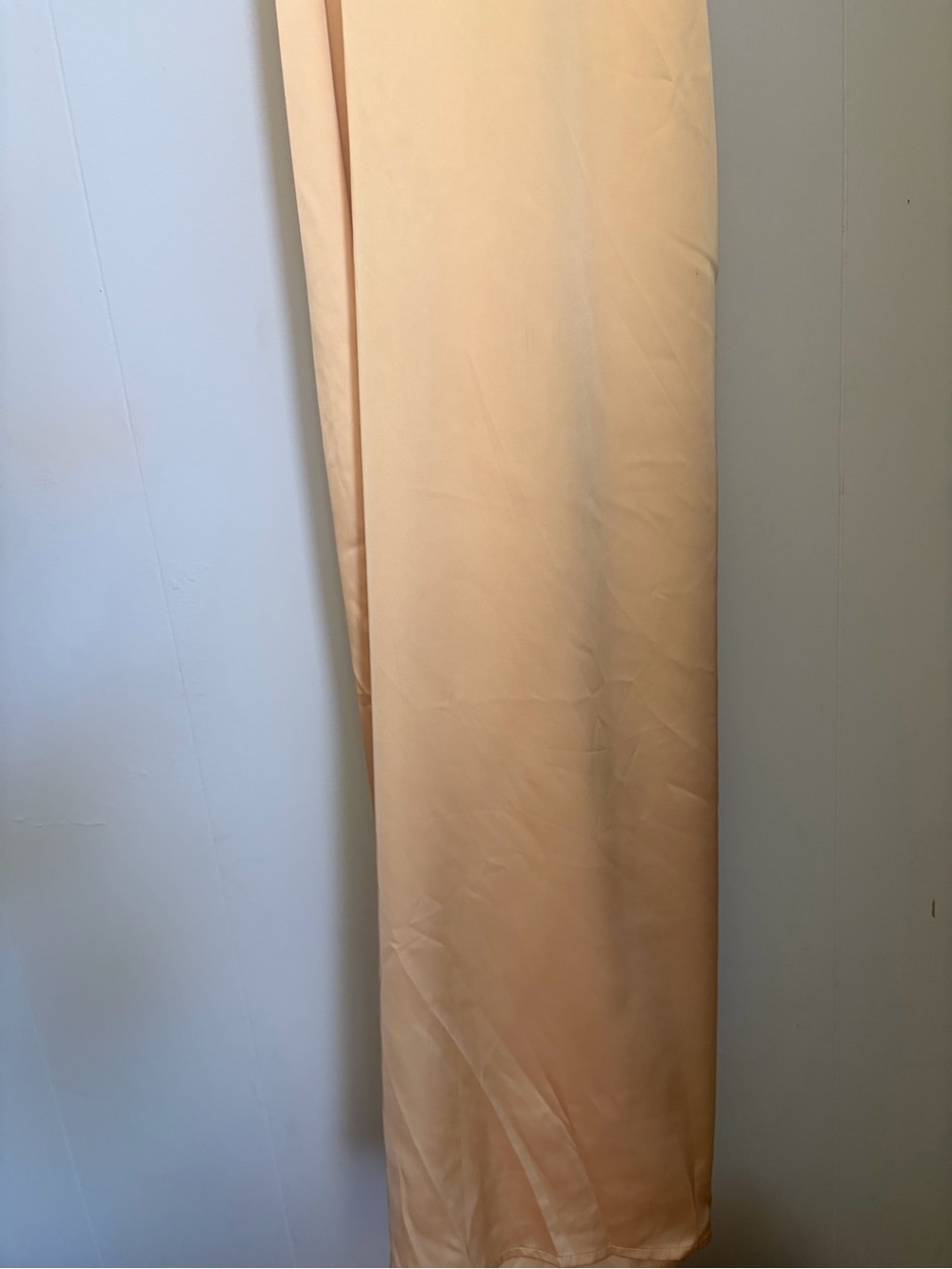 Commense Open-Back Satin Slip Dress in gold - Picture 5 of 8